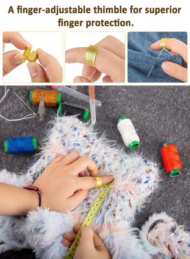 squishy 36 PCS Sewing Kit, Leather Sewing Kit Box with Needle Threader Tool Kit, Leather Tools for Leather Working, DIY Leather Craft, Home Upholstery Repair - Image 5